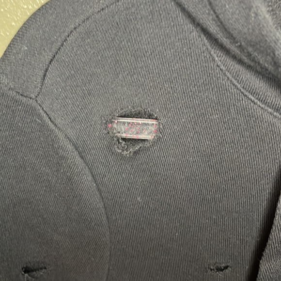 🤑 3/10 - Black distressed hoodie / never worn - Picture 5 of 6